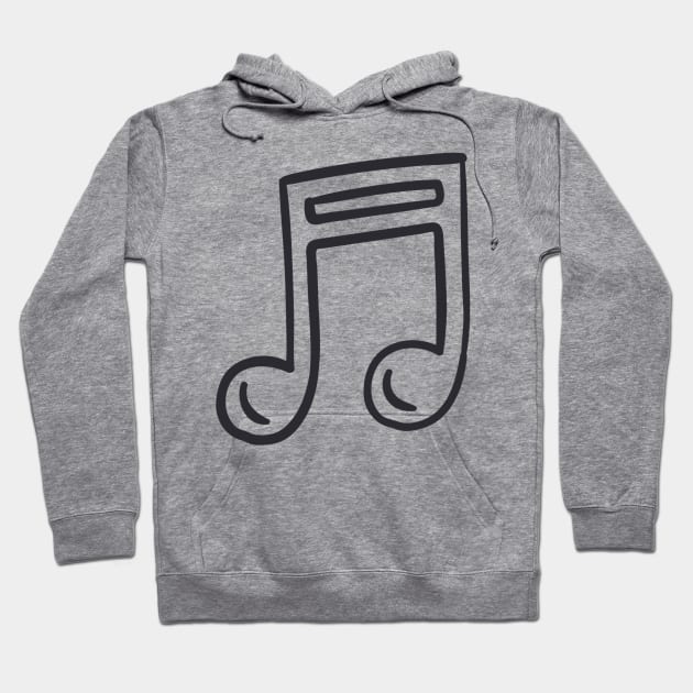 Music Note Hoodie by MajorCompany